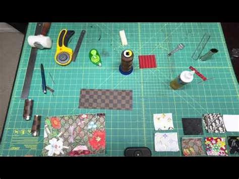 How to recreate an upcycled Louis Vuitton lighter case from a .